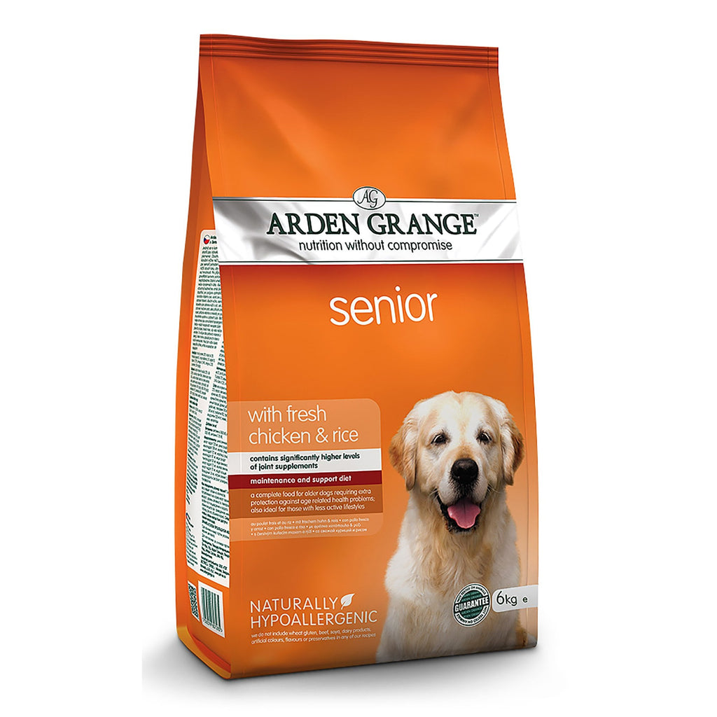 Arden Grange Senior Dog Food With Fresh Chicken & Rice 6kg