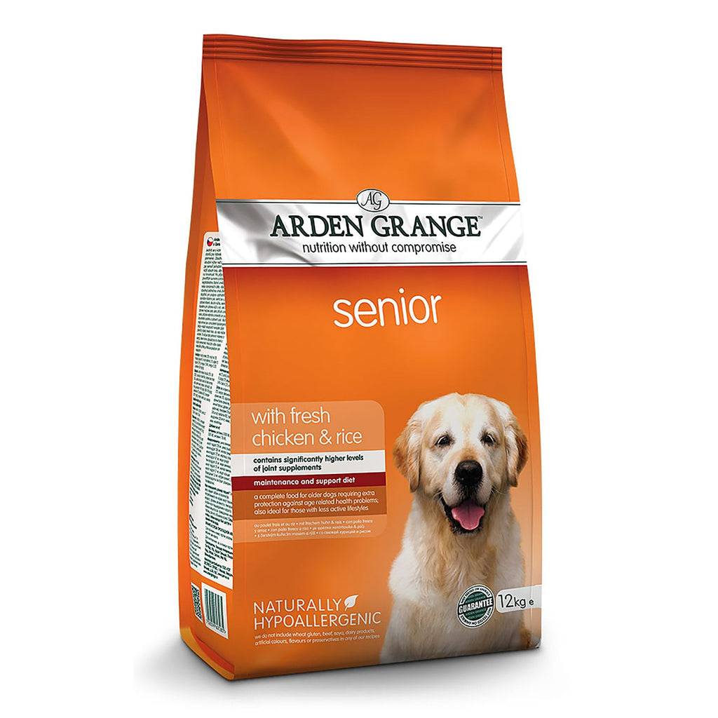 Arden Grange Senior Dog Food With Fresh Chicken & Rice 12kg