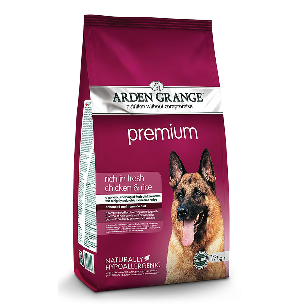 Premium Adult Dog Food in Fresh Chicken & Rice 12kg