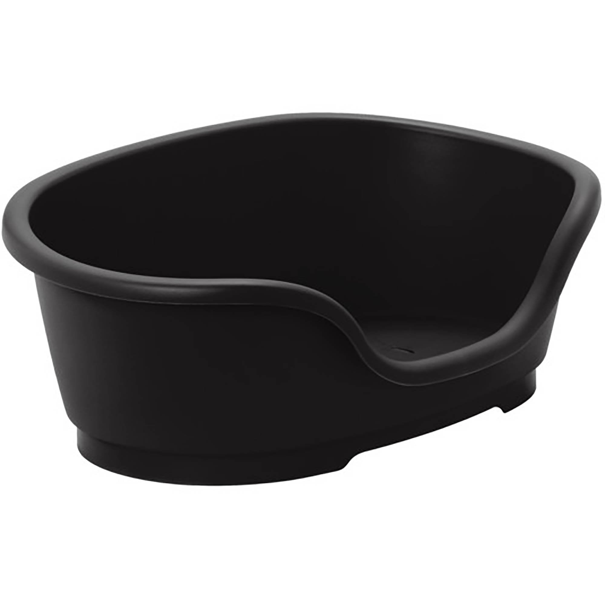 Plastic Dog Bed Black - Large