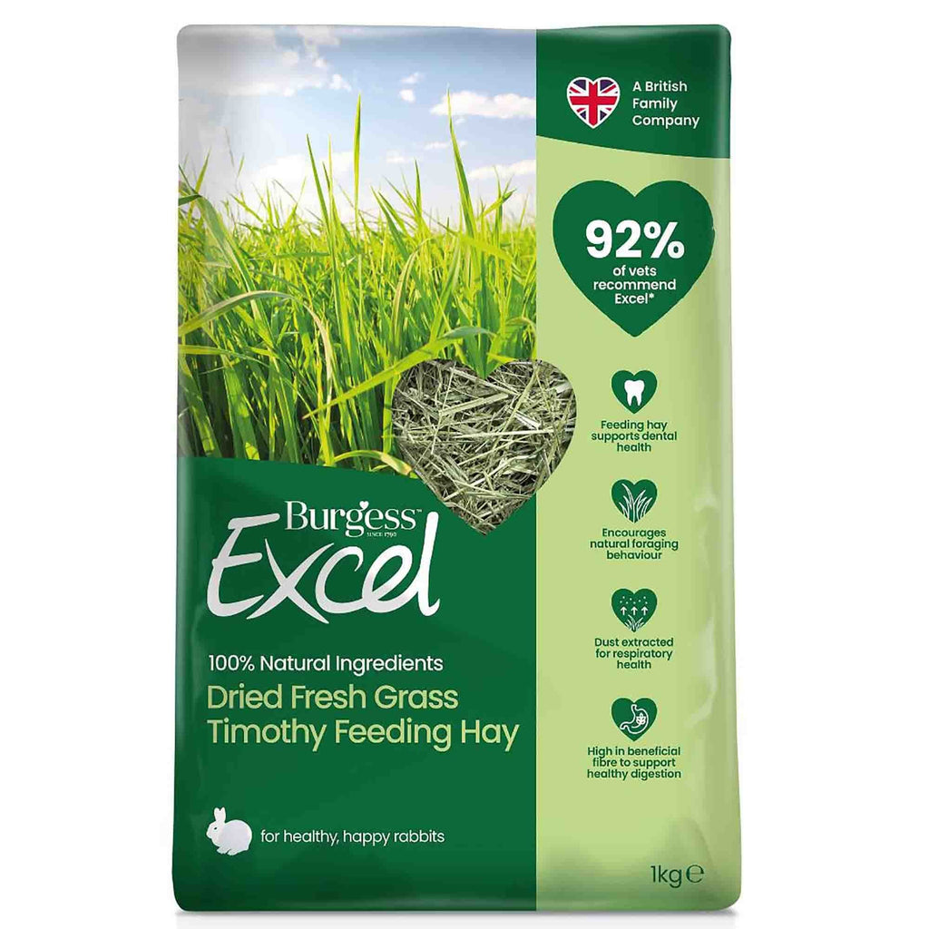 Excel Feeding Hay Dried Fresh Grass 1kg
