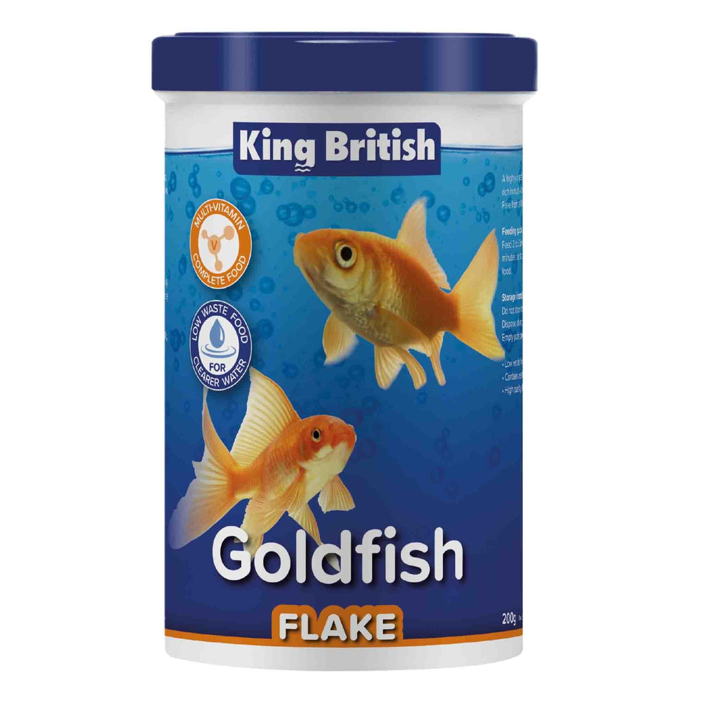 King British Goldfish Flake Fish Food 200g