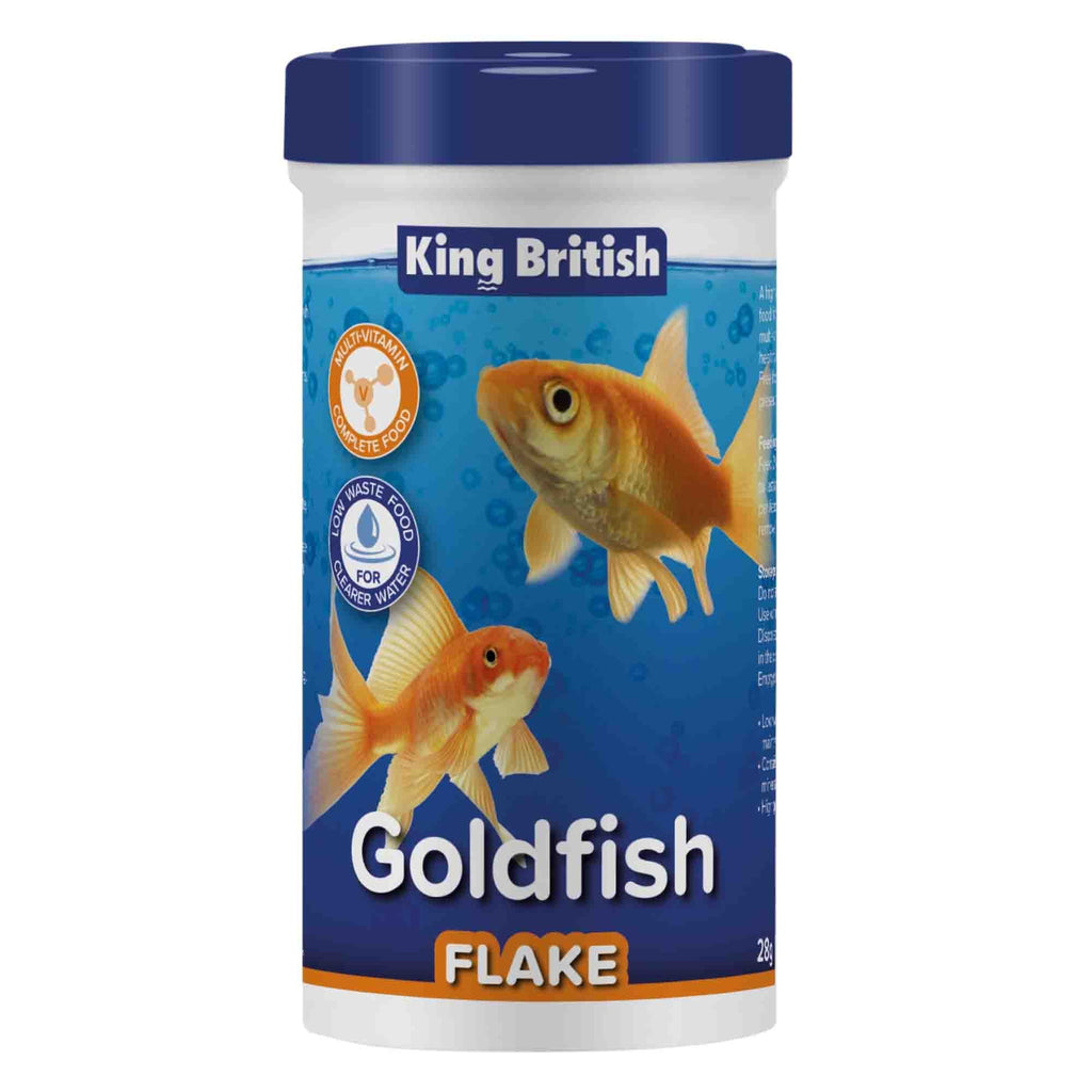 King British Goldfish Flake Fish Food 28g