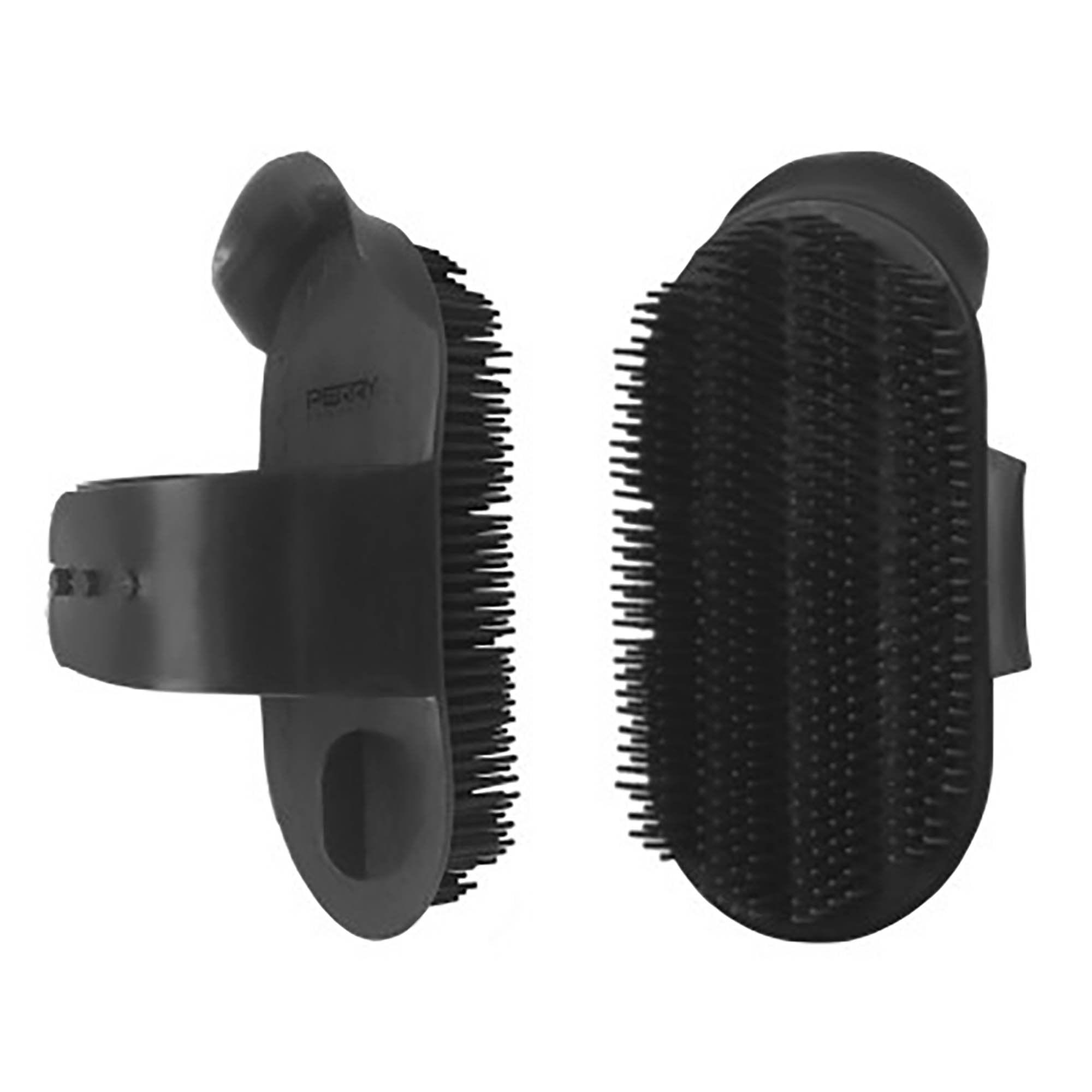 Large Plastic Curry Comb Black