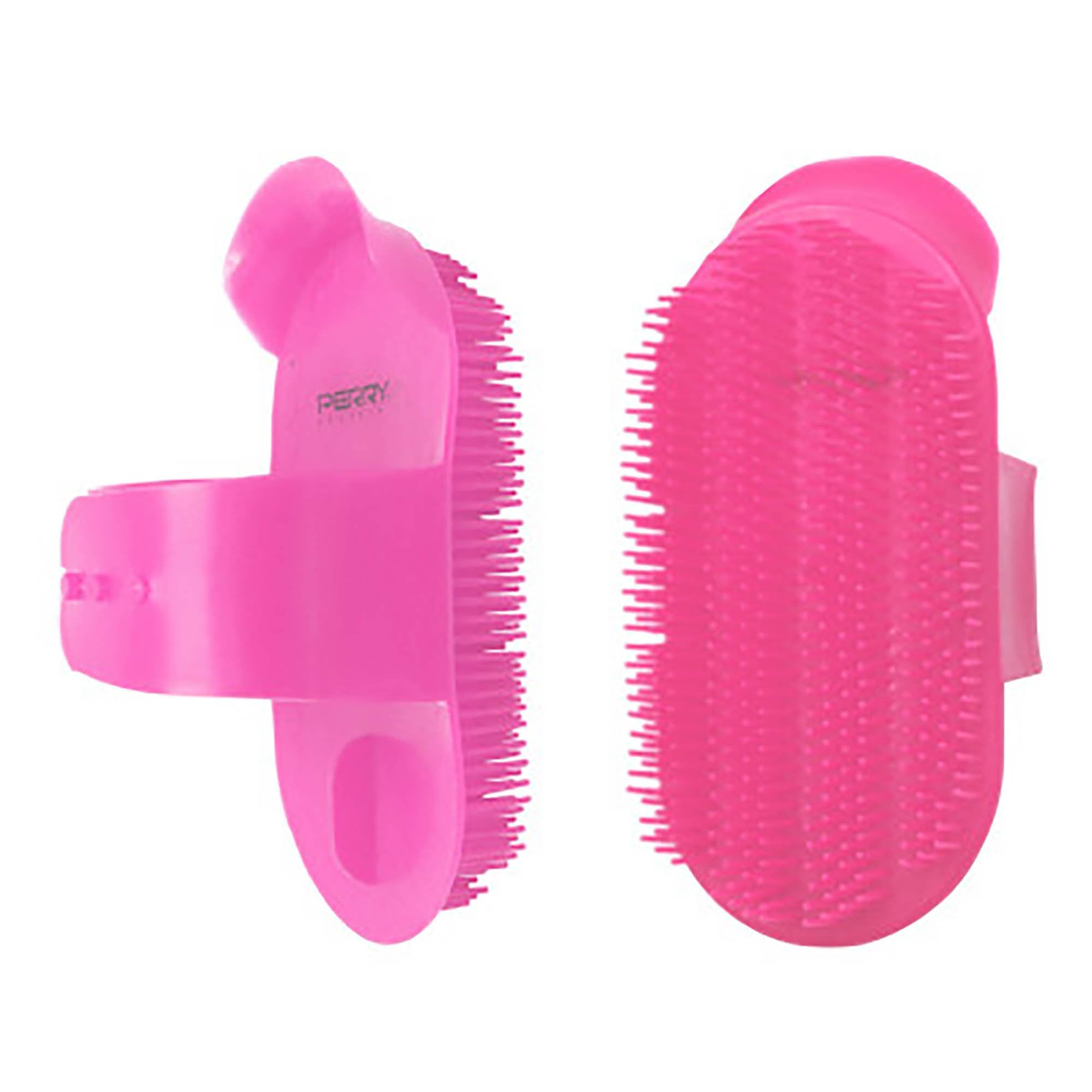Medium Plastic Curry Comb Pink
