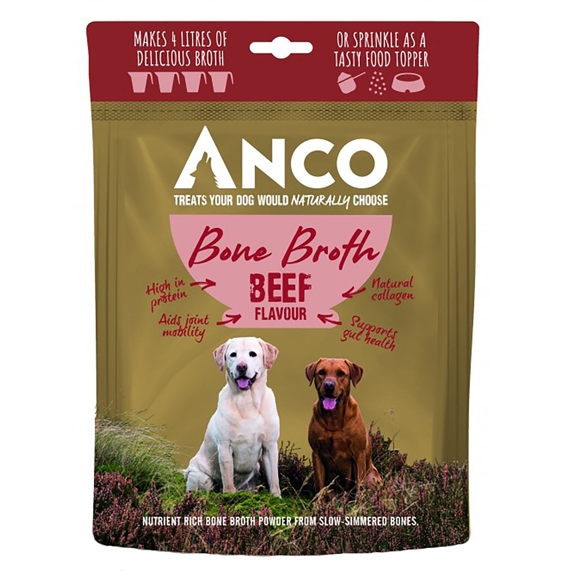 Beef Bone Broth For Dogs 120g
