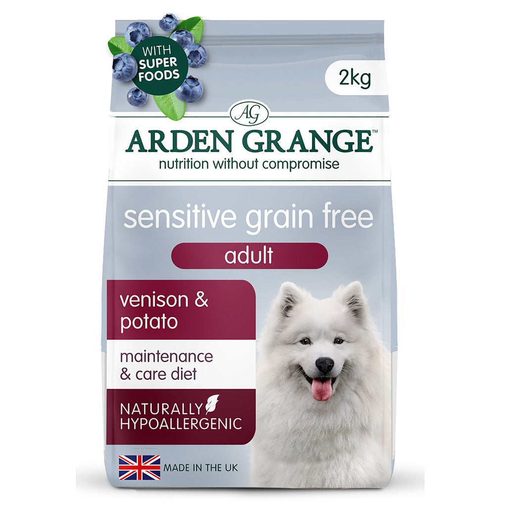 Adult Sensitive Grain Free Dog Food With Venison & Potato 2kg
