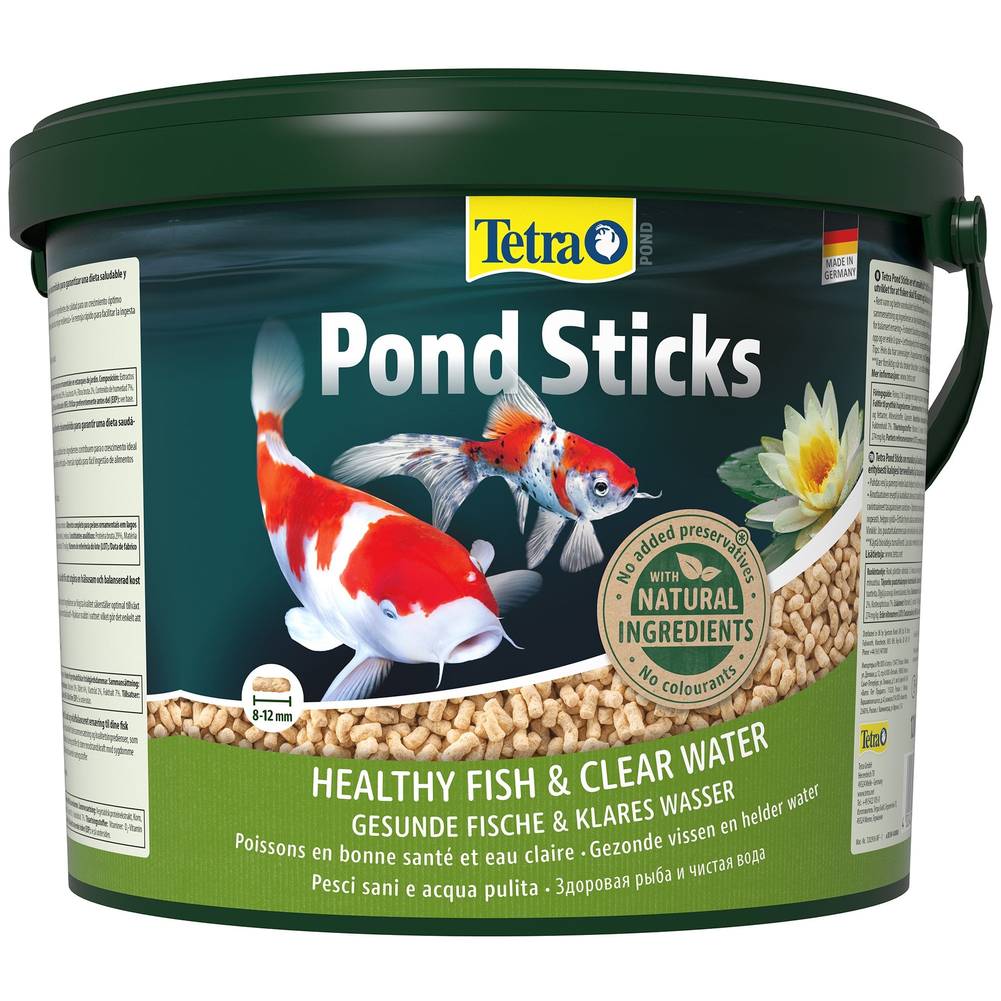 Pond Floating Sticks Fish Food 1.2kg Bucket