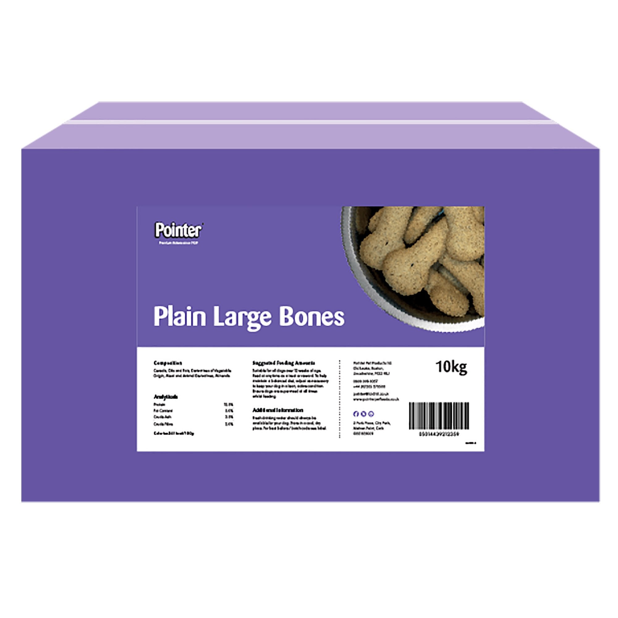 Plain Large Bones Dog Biscuits 10kg