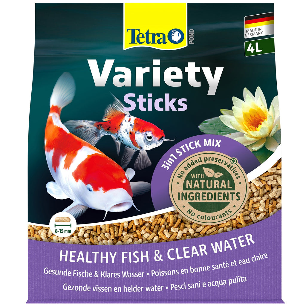 Tetra Pond Variety Sticks Fish Food 600g