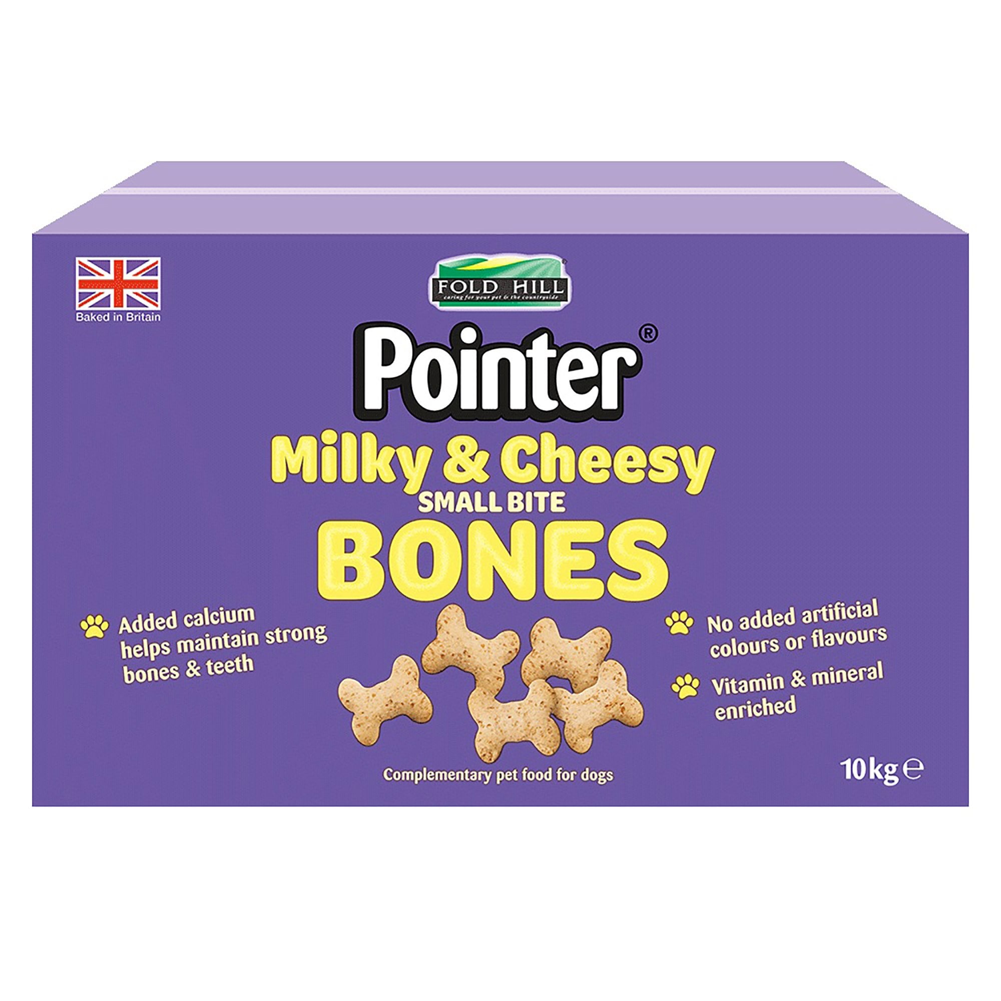 Milky & Cheesy Small Bite Bones Dog Biscuits 10kg