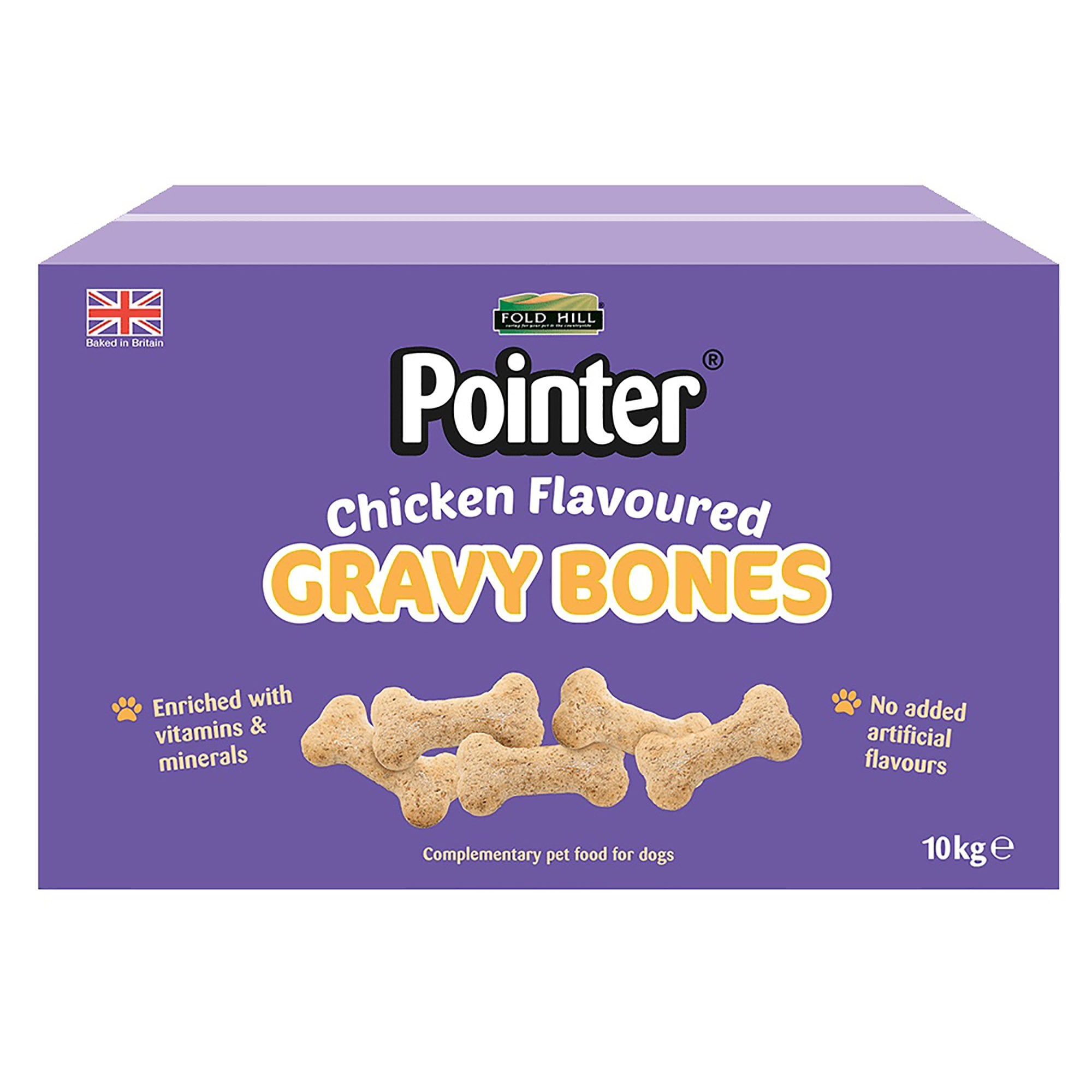 Chicken Flavoured Gravy Bones Dog Biscuits 10kg