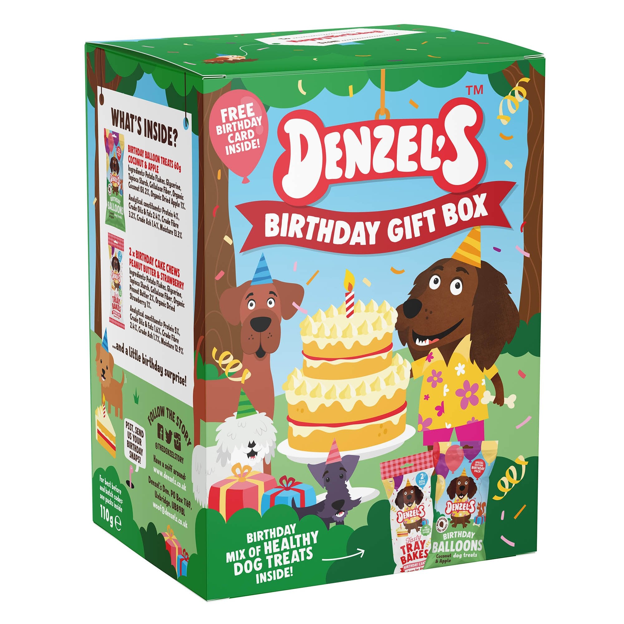 Denzel's Birthday Gift Box For Dogs