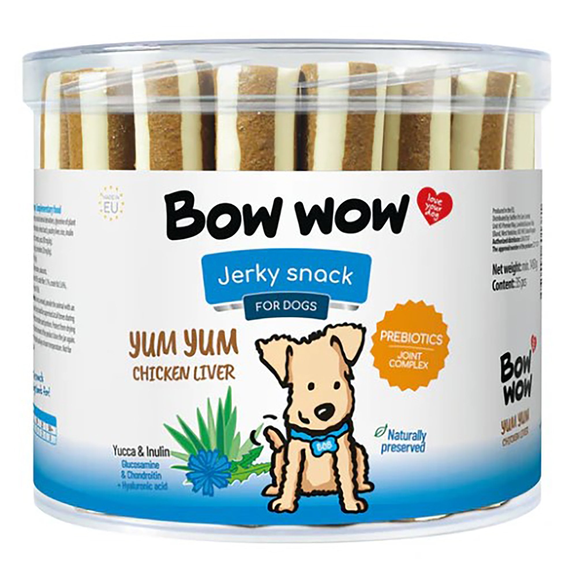 Yum Yums Chicken & Liver Sticks Dog Snacks - 35 Tub