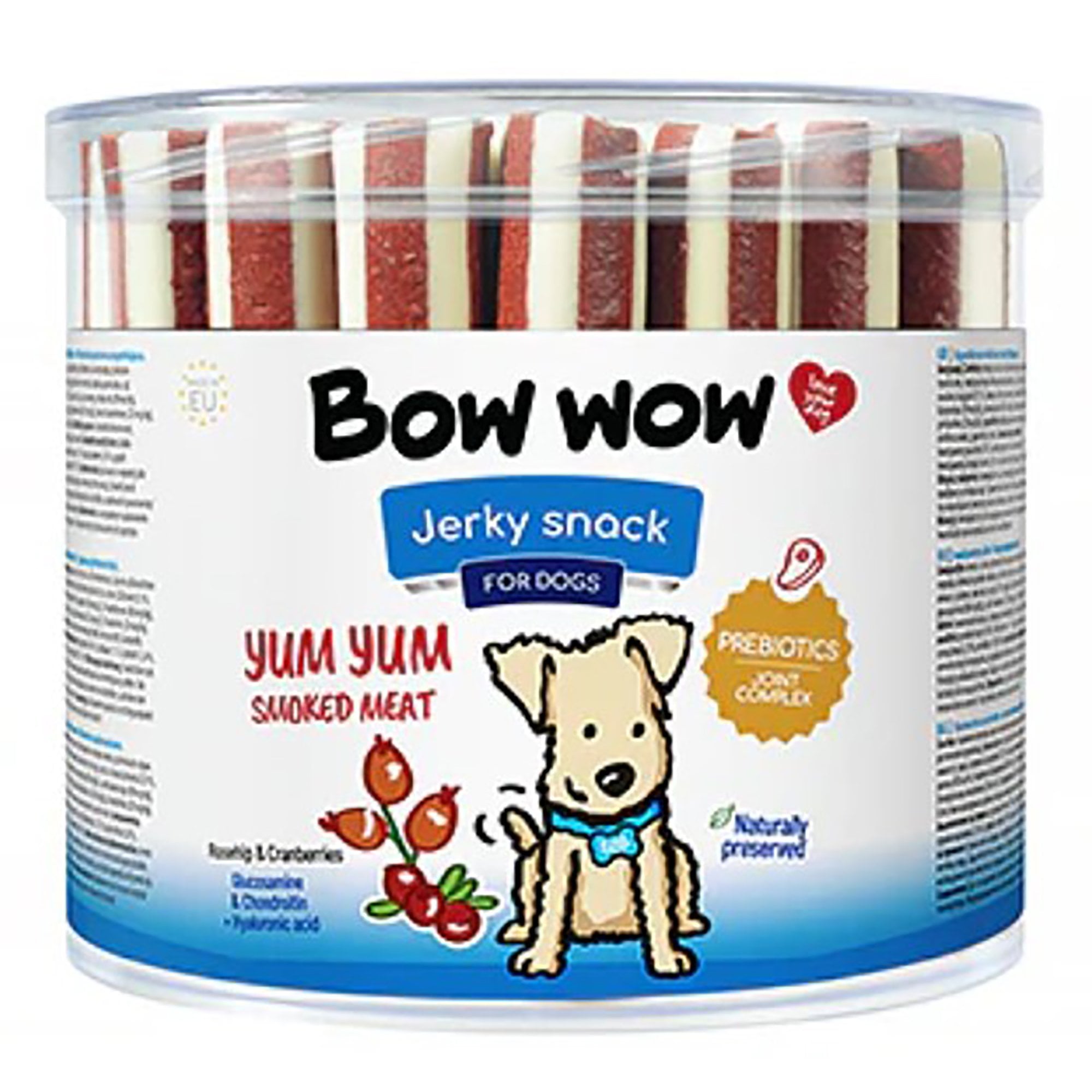 Yum Yums Smoked Meat Sticks Dog Snacks - 35 Tub