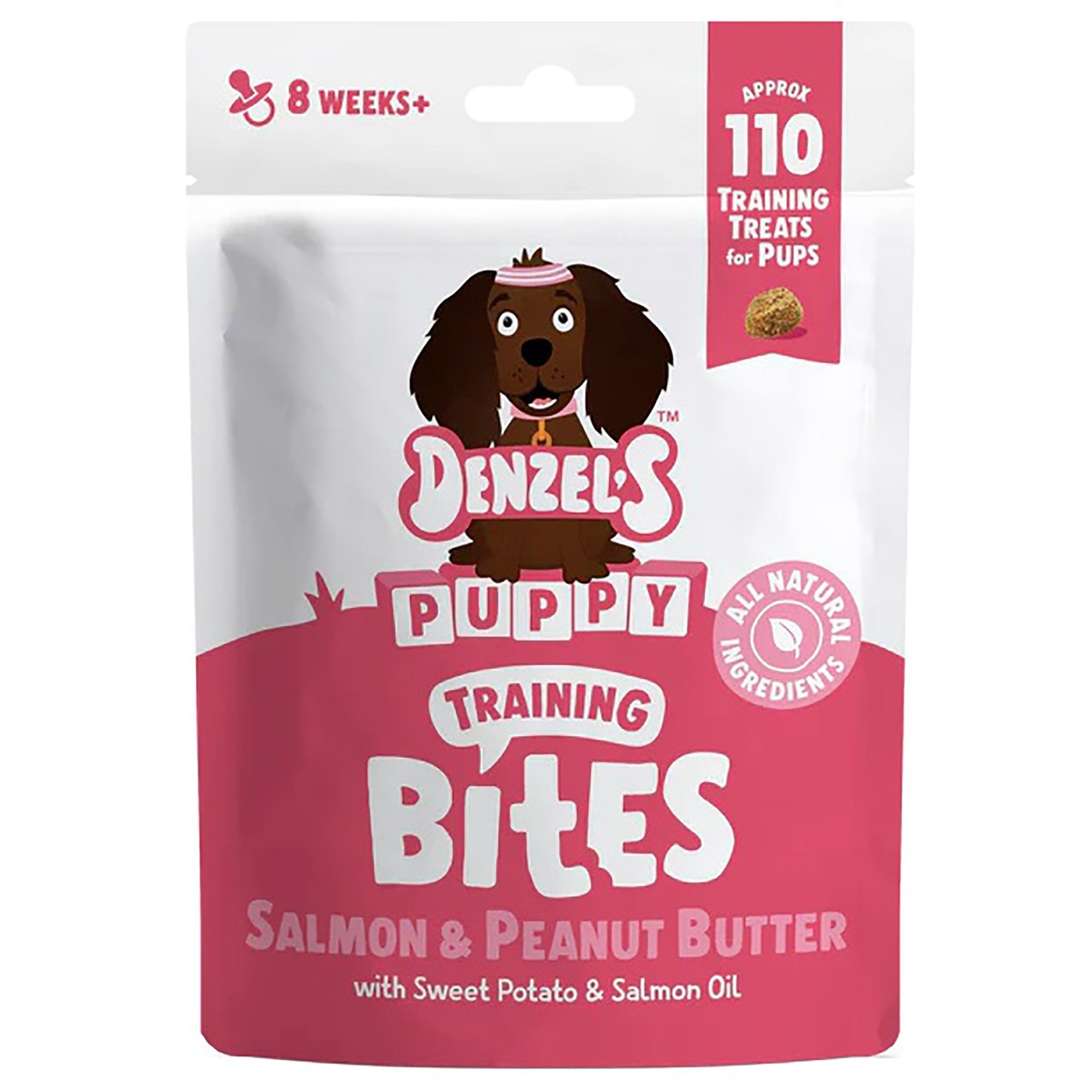 Salmon & Peanut Butter Training Bites For Small Dogs & Puppies 100g
