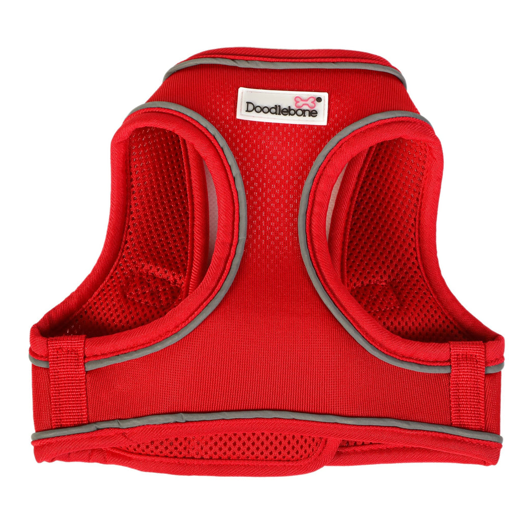 Doodlebone Snappy Dog Harness Ruby Red Size 2