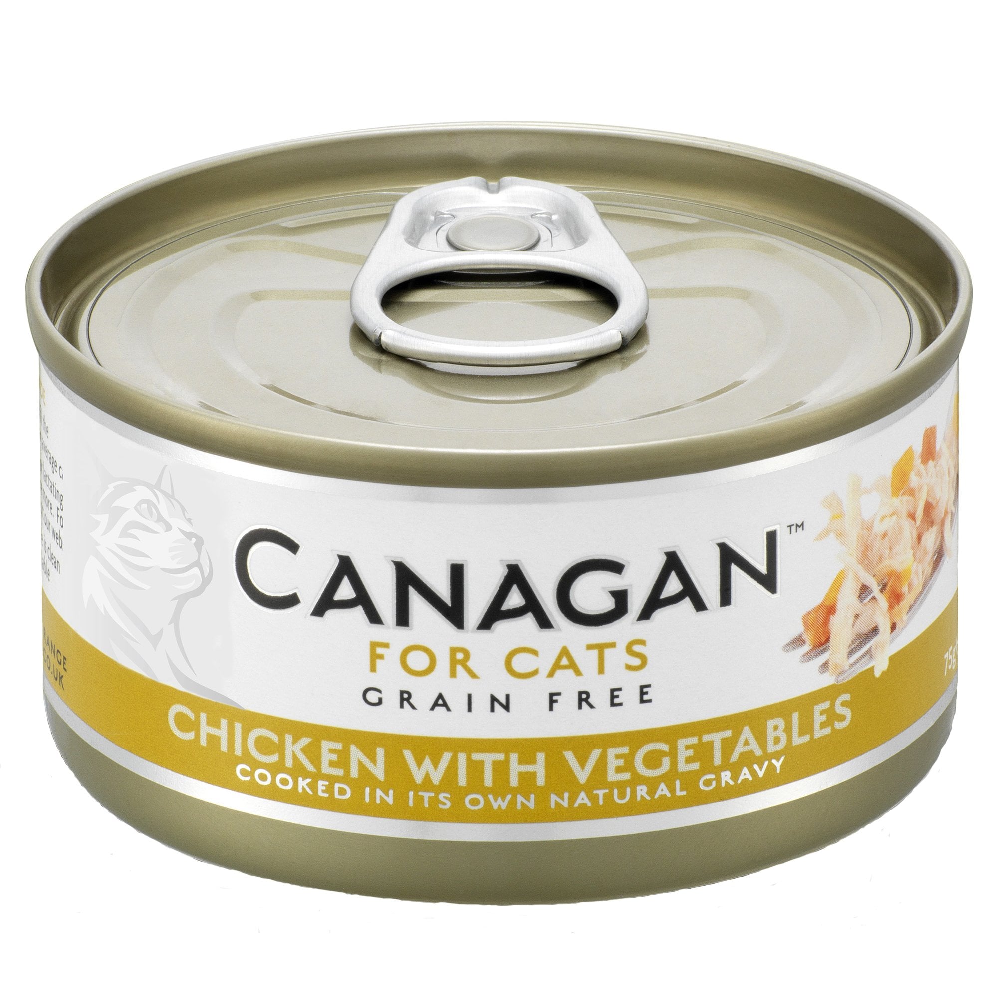 Chicken With Vegetables Grain Free Adult Wet Cat Food 12pk (12 x 75g)