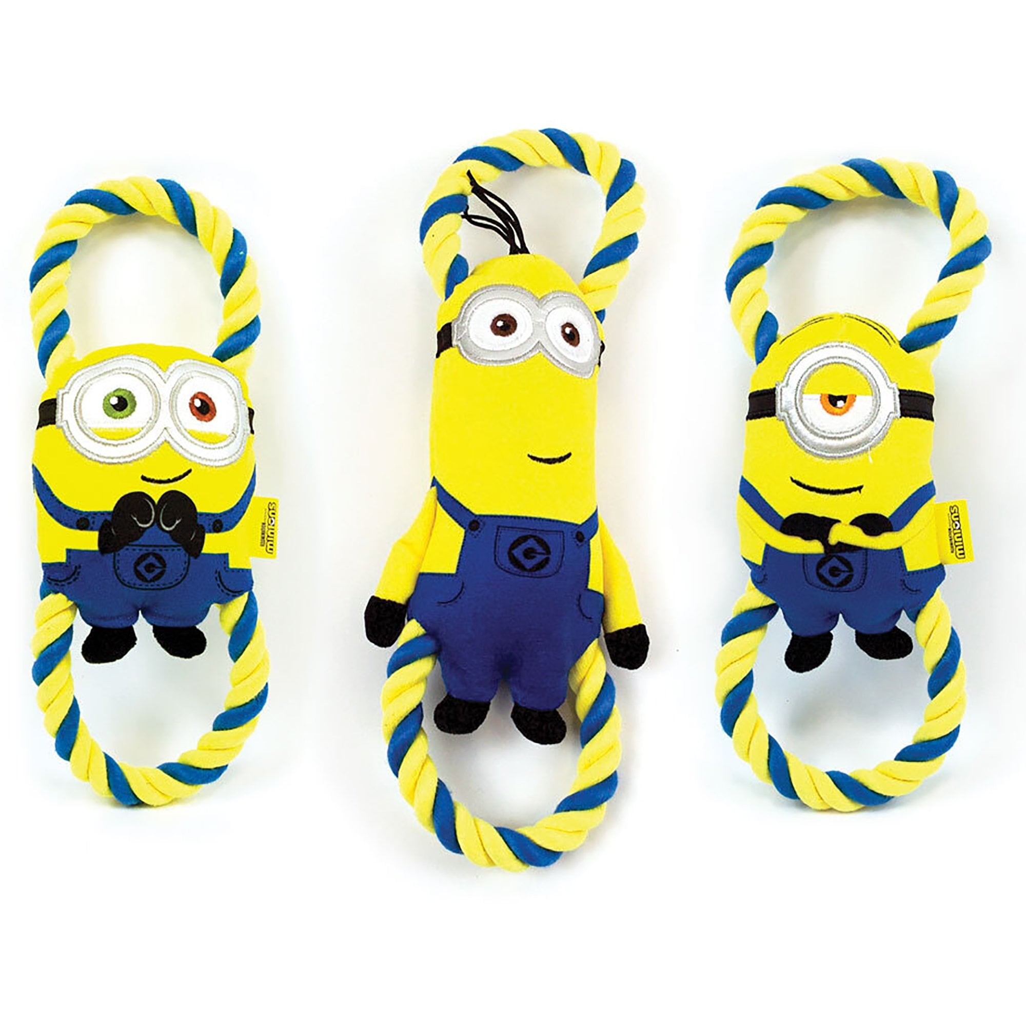Minions Plush & Rope Double Tug Dog Toy - Small