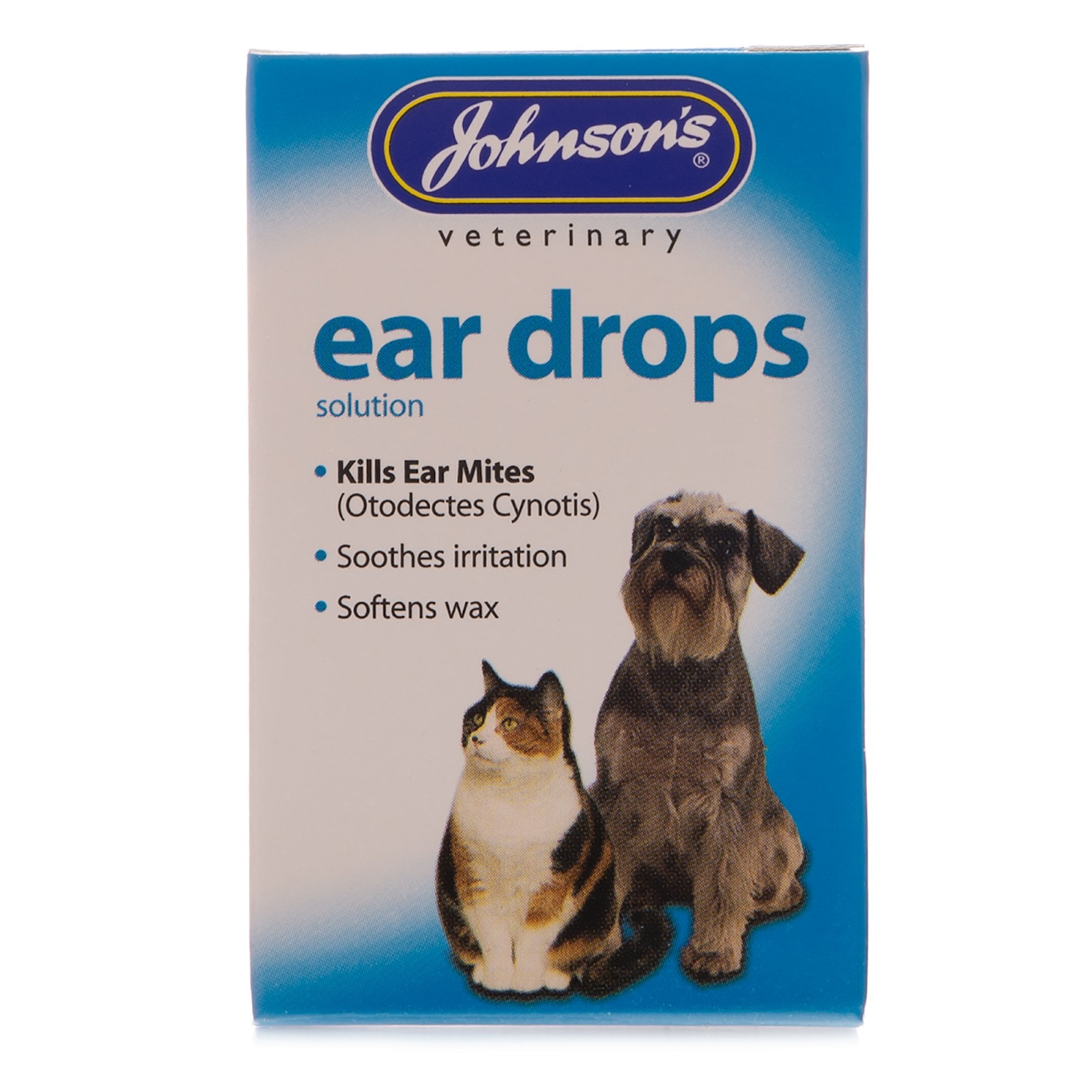 Johnsons Veterinary Ear Drop Solution For Dogs & Cats 15ml