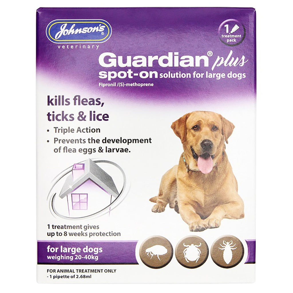Guardian Plus Spot-On Solution For Large Dogs - 1 Treatment