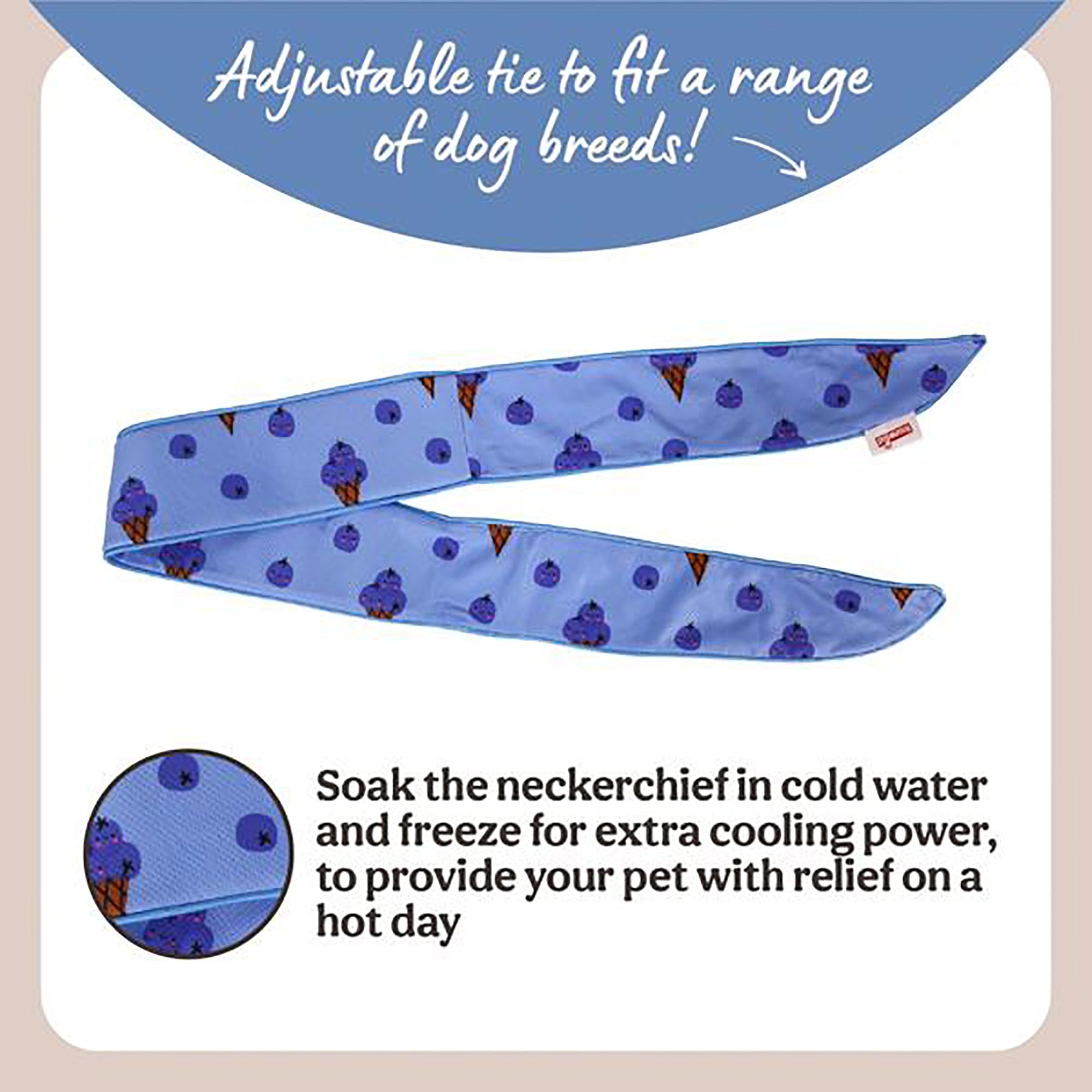 Cooling Dog Neckerchief Small