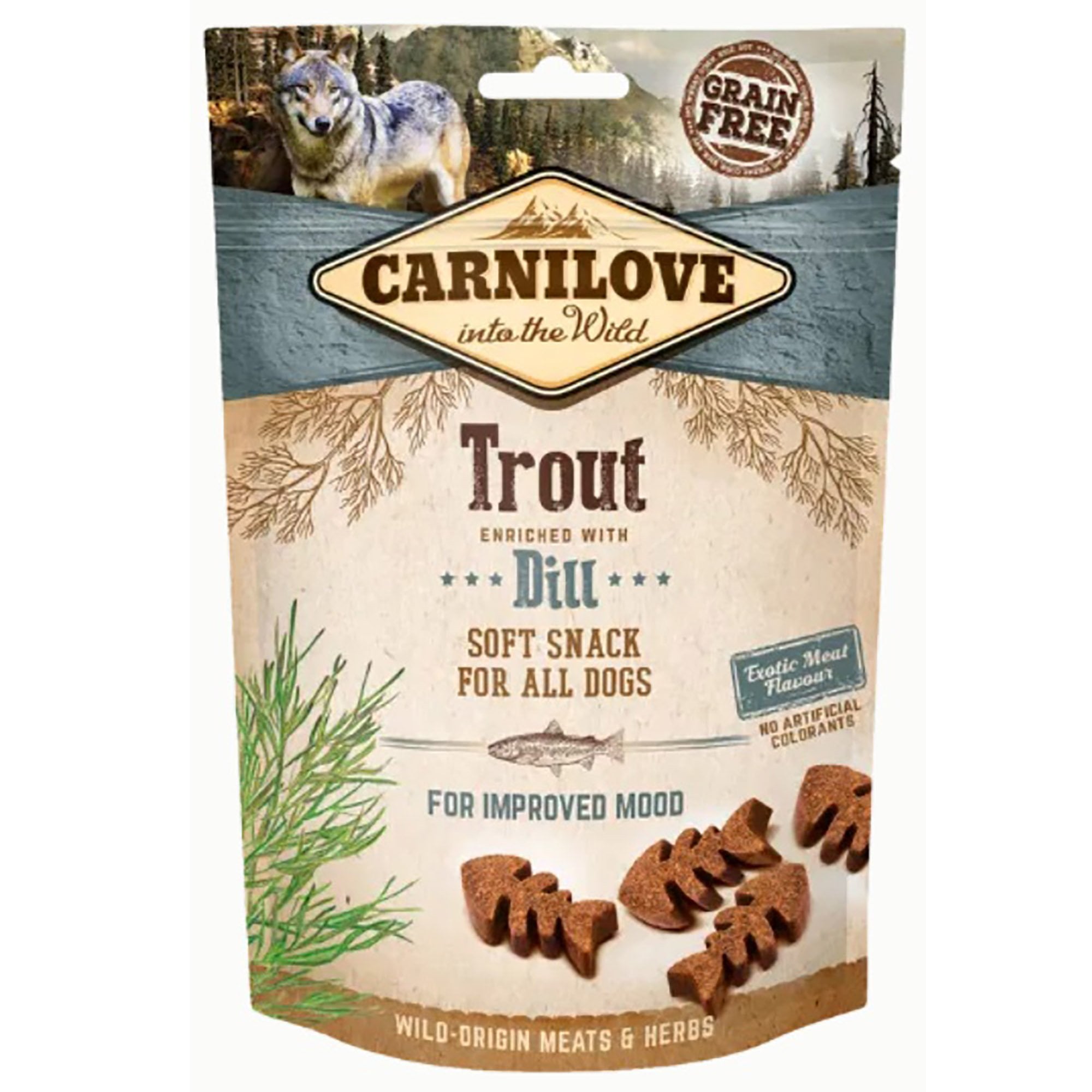 Trout With Dill Grain Free Soft Dog Treat 200g