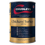 Chudleys Adult Working Chicken In Turkey & Liver Wet Dog Food 12 x 395g
