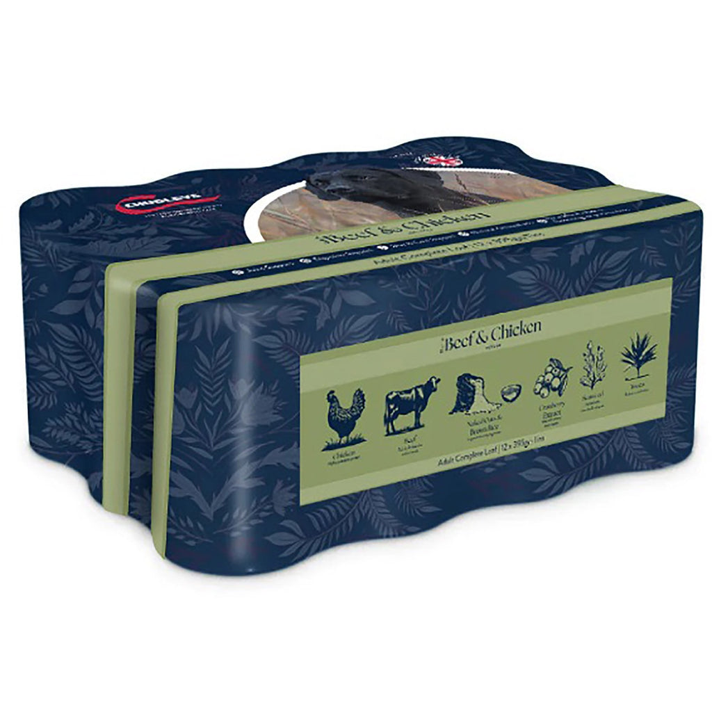 Chudleys Adult Working Beef & Chicken With Tripe Wet Dog Food 12 x 395g
