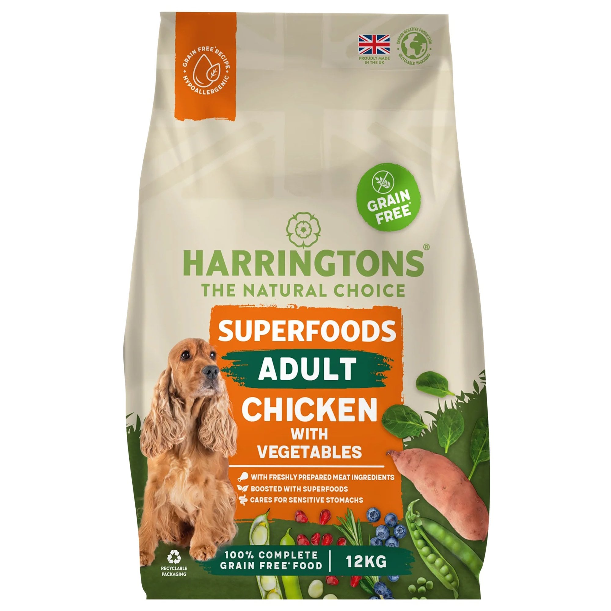 Superfoods Grain Free Adult Chicken Dog Food 12kg