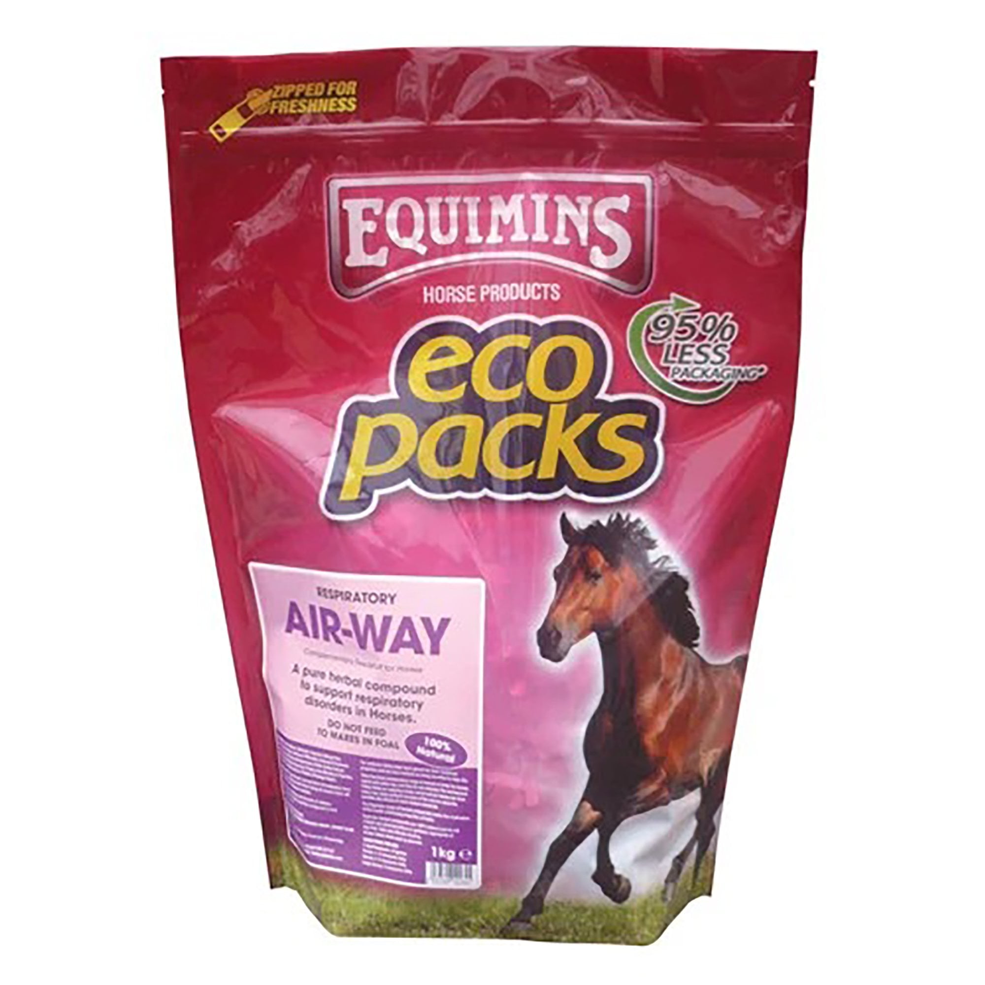 Respiratory Air-Way Herbs Horse Supplement 1kg - Eco Pack