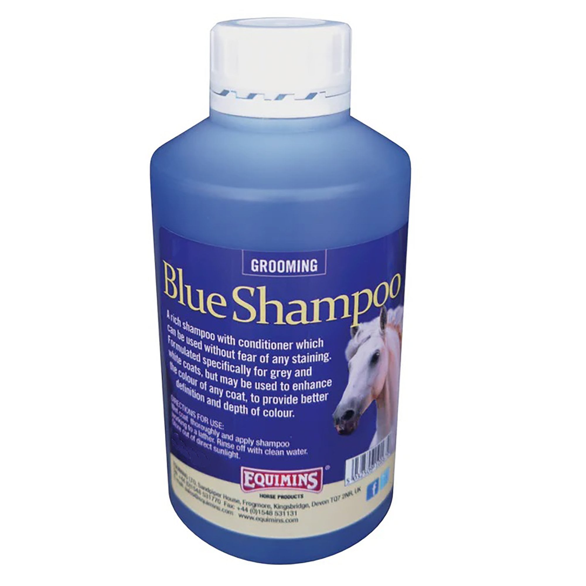 Blue Shampoo For Grey Horses 1ltr