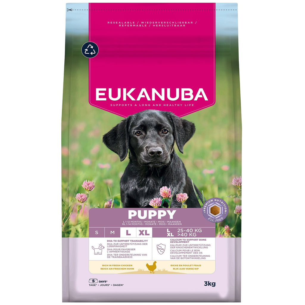 Eukanuba Puppy Large Breed Chicken Dry Dog Food 3kg