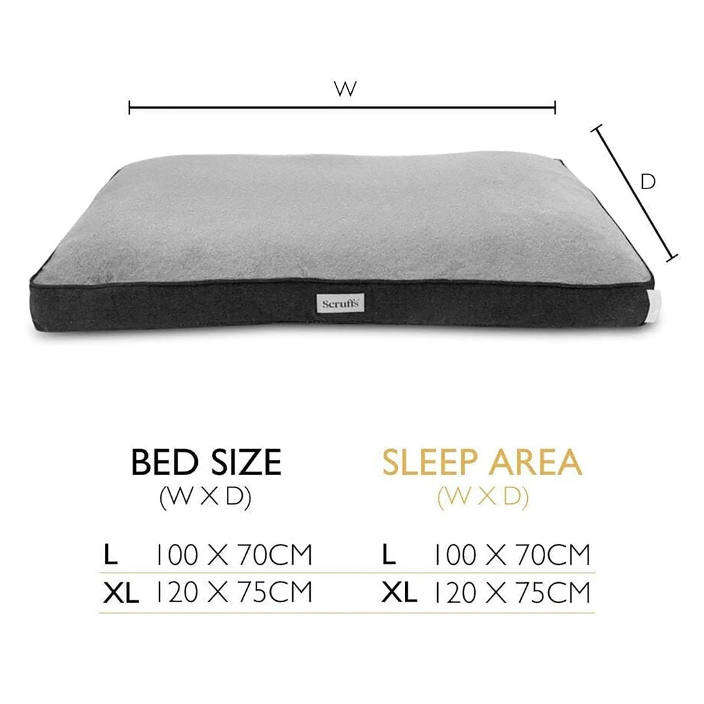 Harvard Memory Foam Mattress Graphite Grey - Large