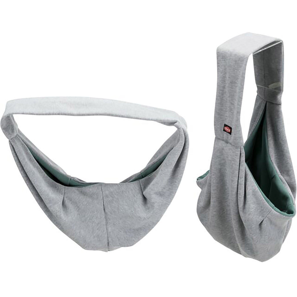 Front Pet Puppy Carrier Light Grey & Mint