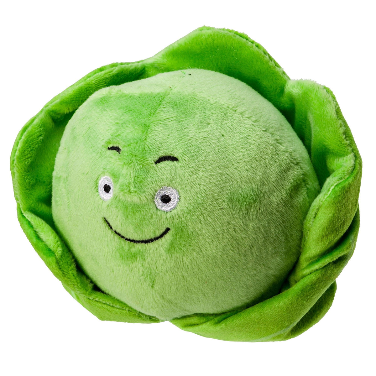 House of Paws green Christmas Brussel Sprout plush dog toy 12cm