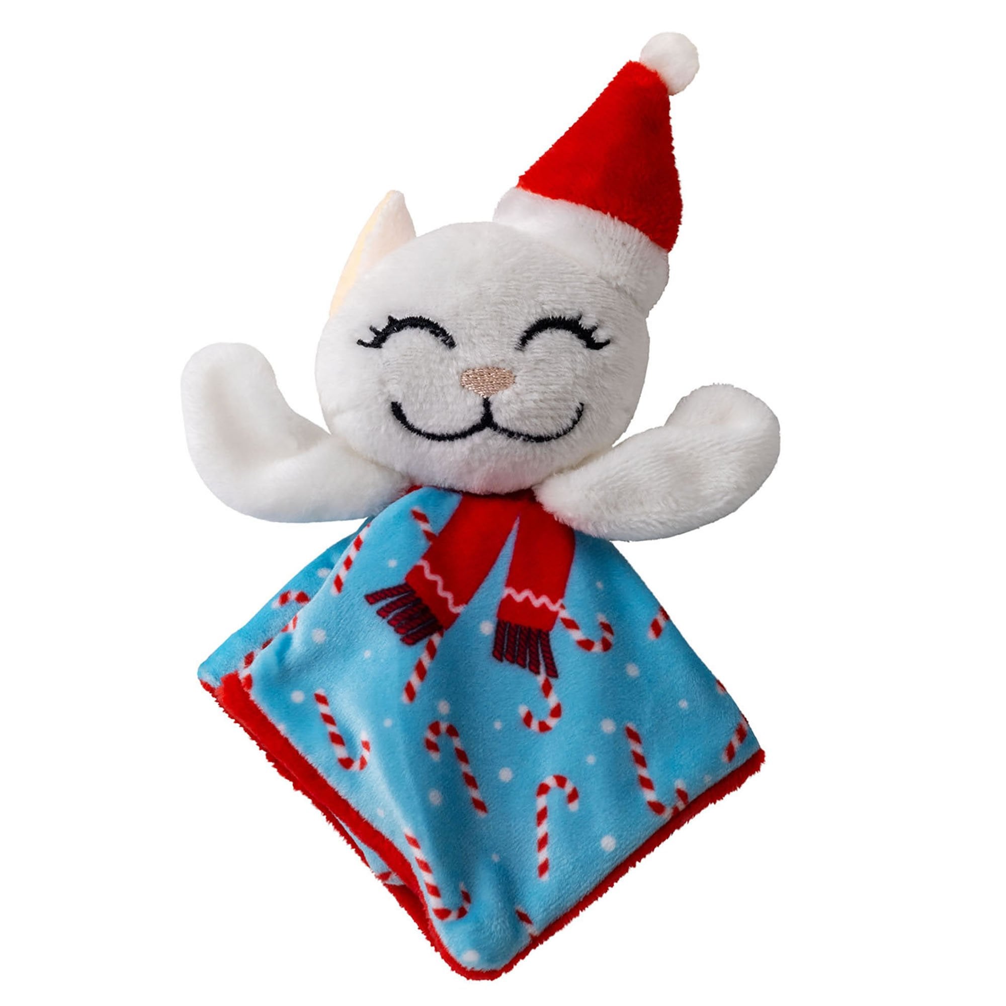 Holiday Crackles Santa Kitty Cat Toy