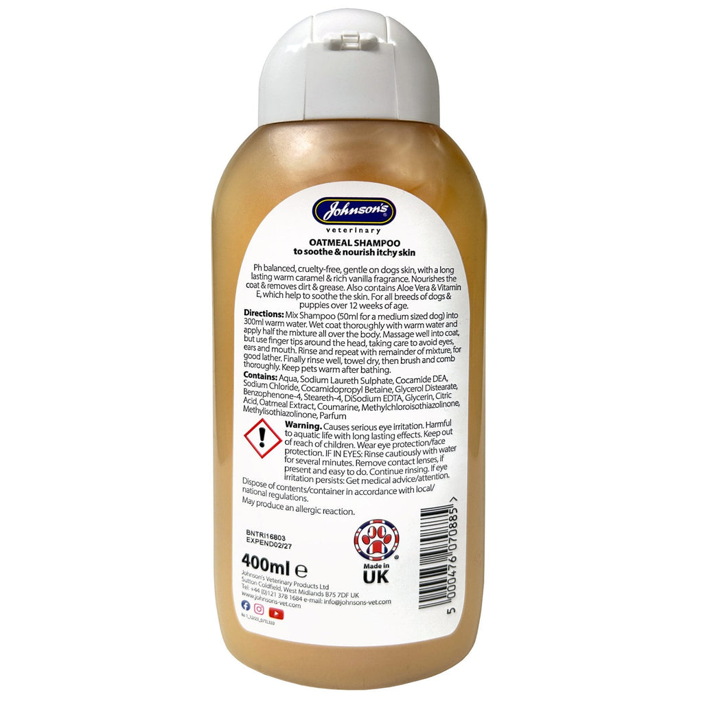 Oatmeal Dog Shampoo 400ml