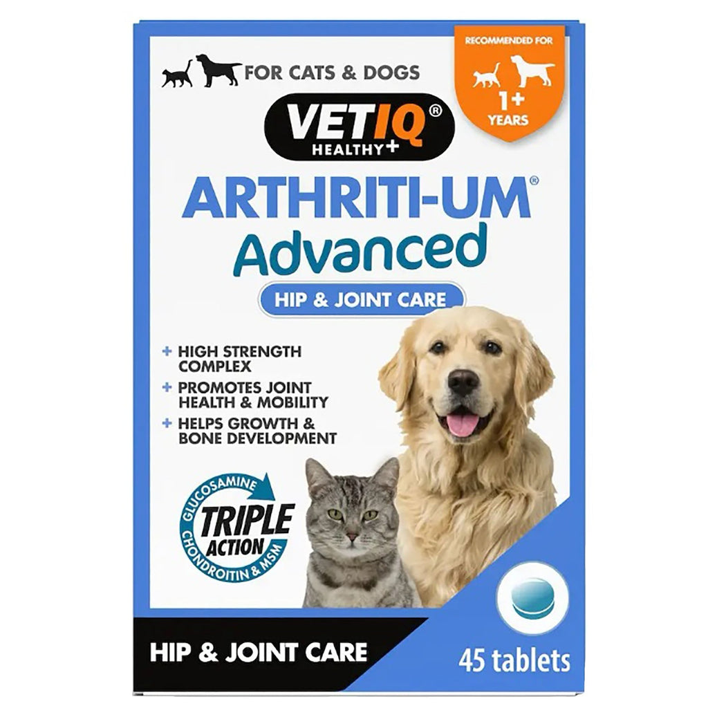 VETIQ Arthriti-Um Advanced Hip & Joint Care Tablets 45 Pack