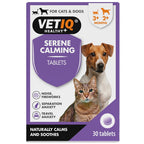 Mark & Chappell VETIQ Serene Calming Tablets For Cats & Dogs 30 Pack