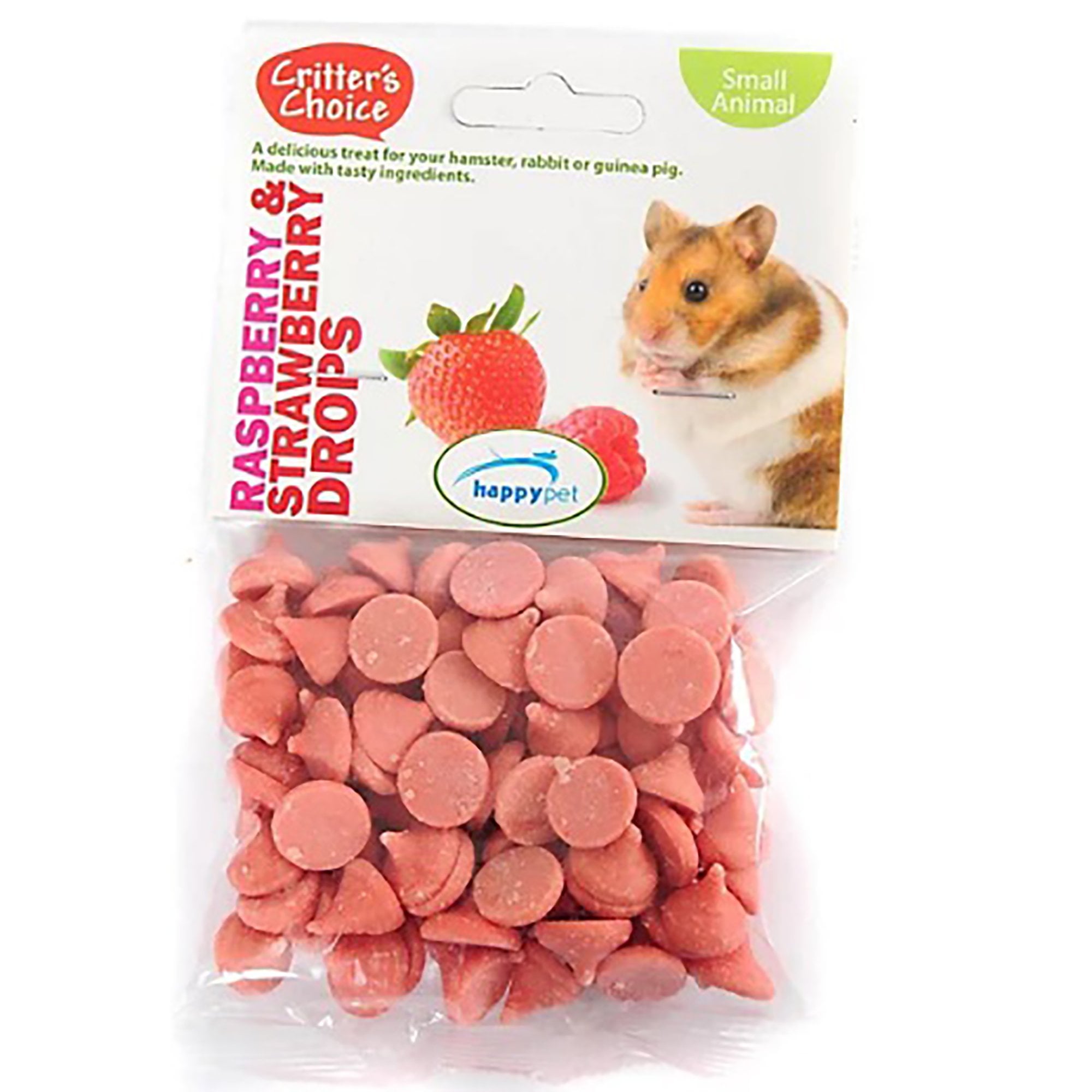 Critter's Choice Small Animal Raspberry & Strawberry Drops 75g