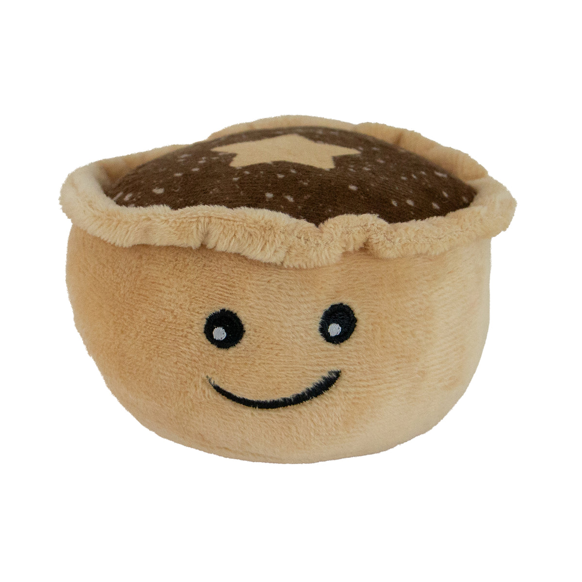 Ancol Mini Matty brown mince pie festive character Christmas dog toy
