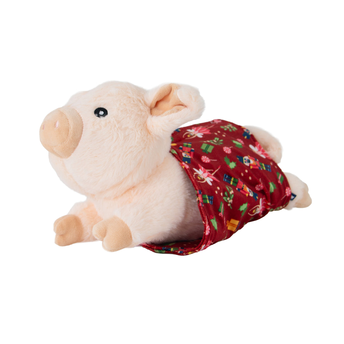 Ancol Paloma pig-in-blanket festive character Christmas dog toy