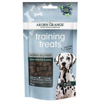 Arden Grange ocean white fish & potato training treats package for dogs with a Dalmatian on the label.