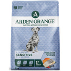 Arden Grange Sensitive grain free adult dog food with fresh ocean white fish and potato, 2kg bag with dalmatian