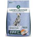Arden Grange Sensitive grain free adult dog food with fresh ocean white fish and potato, 6kg bag with dalmatian
