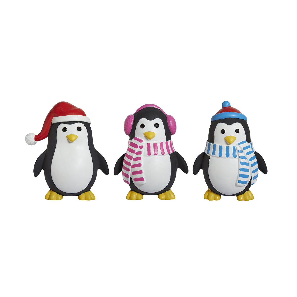 Good Boy Christmas squeaky penguin latex dog toys, 12cm, shown in assorted designs; one toy supplied