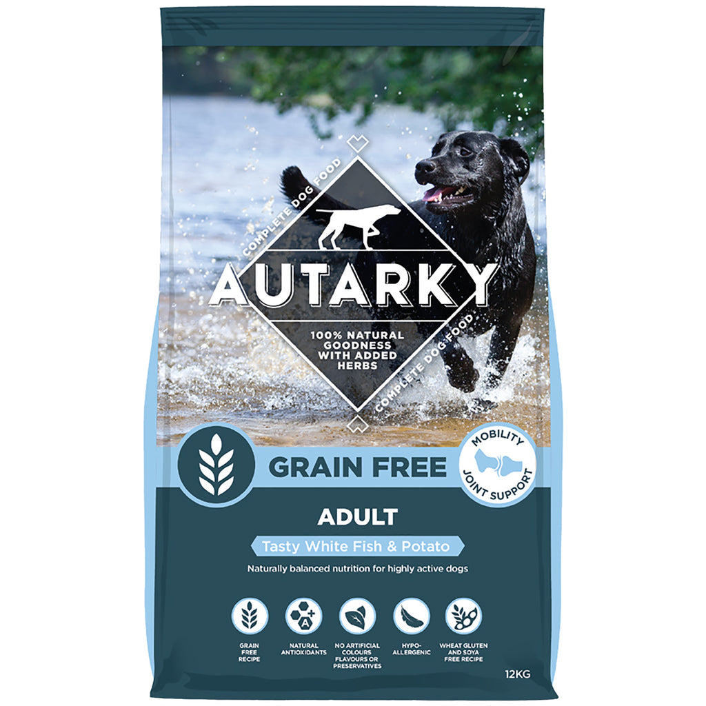Autarky Adult Grain Free White Fish & Potato Dog Food 12kg