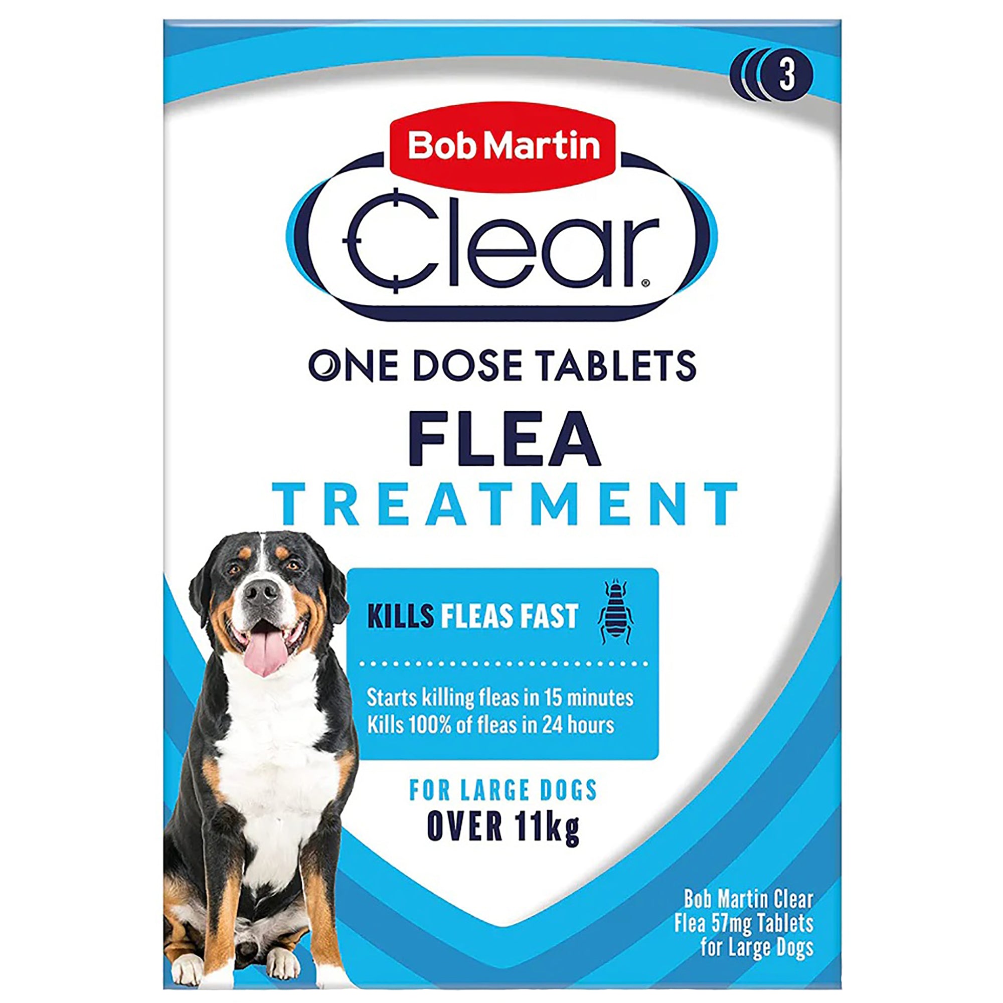 Bob Martin Clear Flea Tablets For Large Breed Dogs - 3 Pack