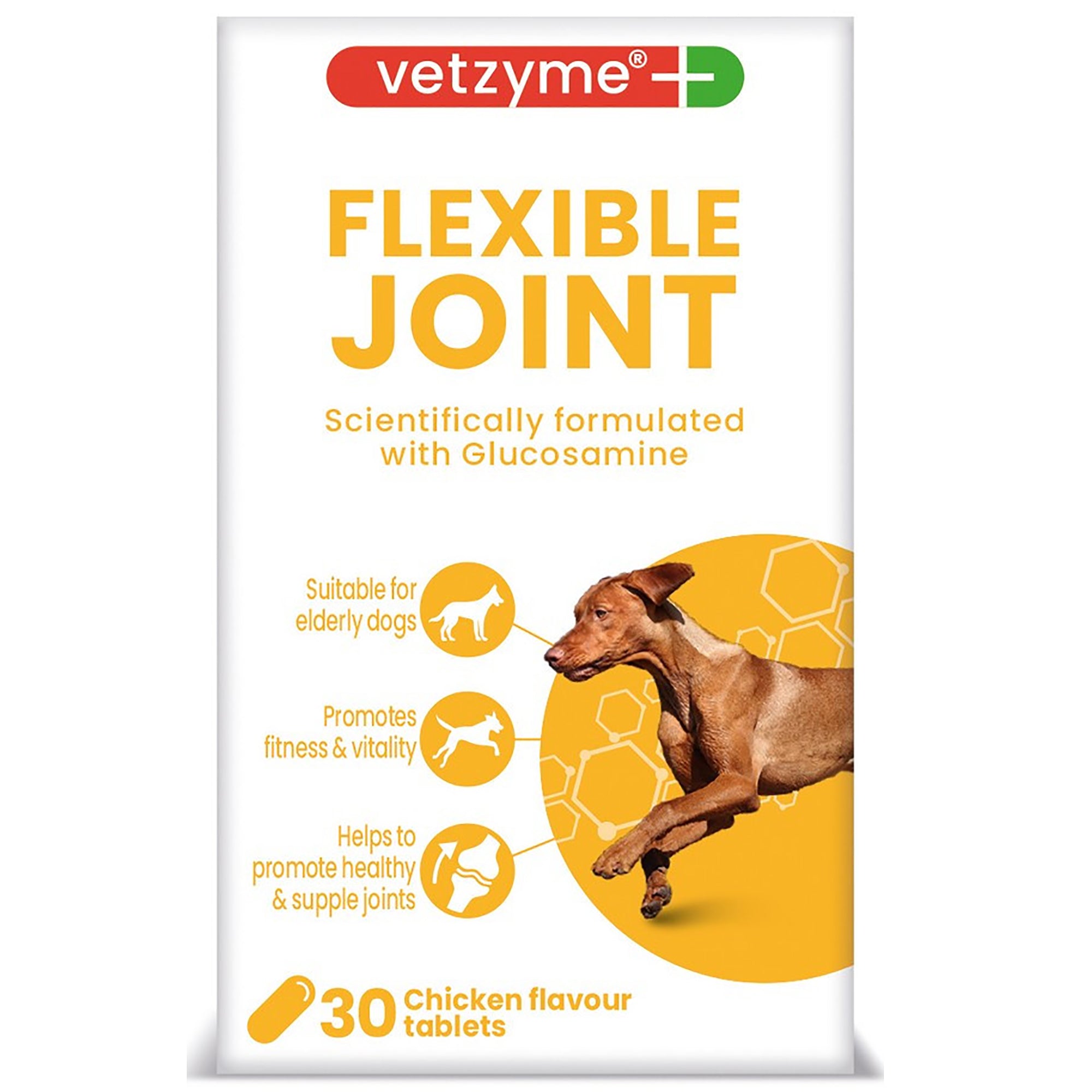 Bob Martin Vetzyme Flexible Joint With Glucosamine For Dogs - 30 Tablets